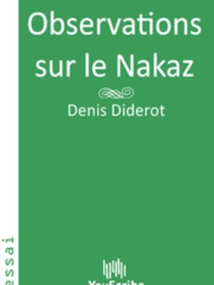 cover image of Observations sur le Nakaz